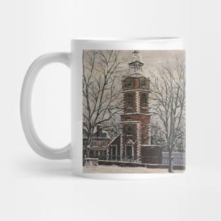 ST JOHNS  CHURCH WAPPING LONDON AT CHRISTMAS Mug